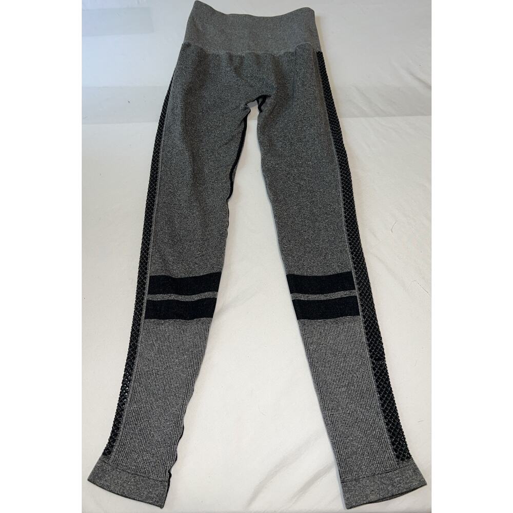 Woman’s Leggings Grey With Open Sides On Legs Size XS